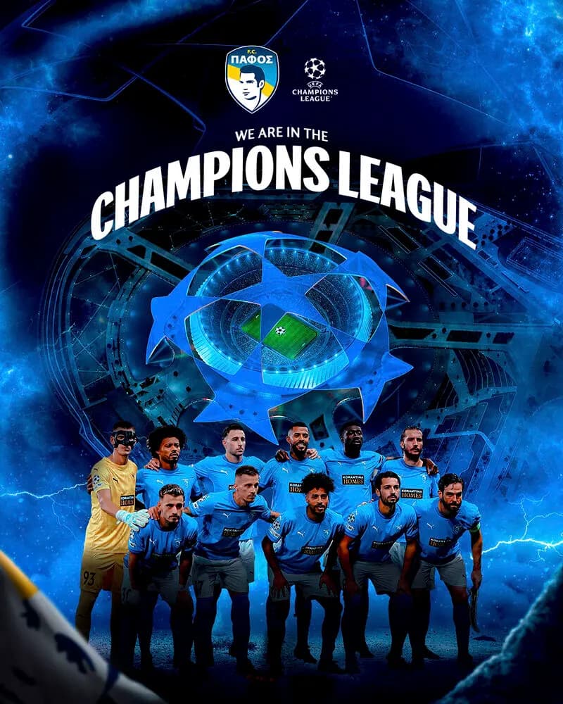 Pafos FC Reaches UEFA Champions League Group Stage – A Historic Milestone for Cyprus Football